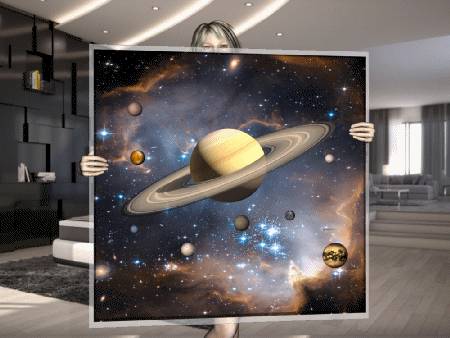 3D Saturn Lenticular 2