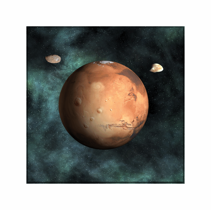 3D Lenticular Mars Animation