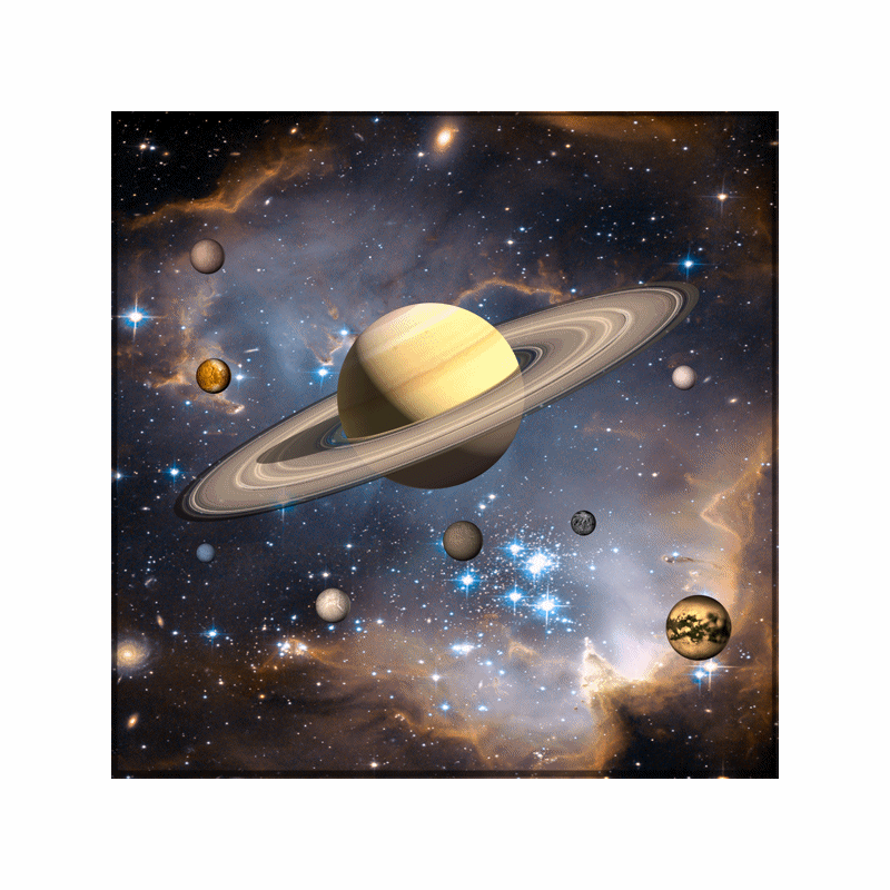 3D Saturn - 3D Planets - Holograms and Lenticular UK