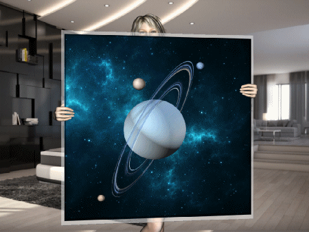 3D Saturn Lenticular